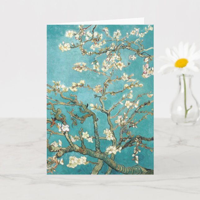 Carte Fleur d'amande, Van Gogh (Petite plante)