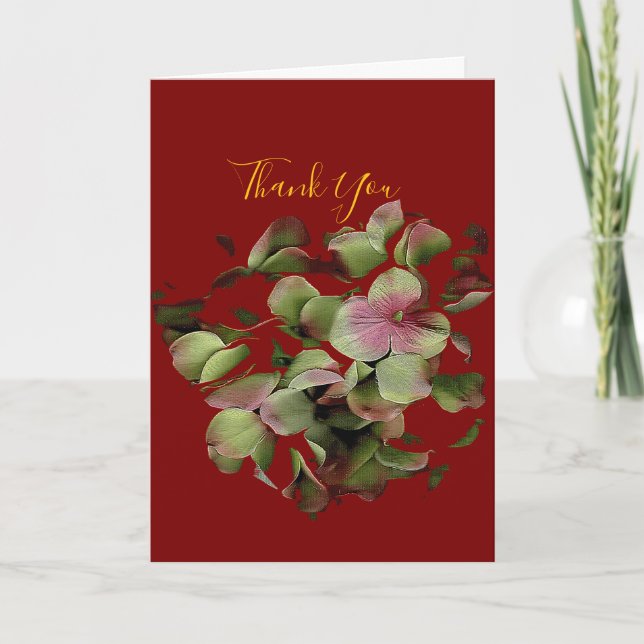 Carte Fleur de Arc-en-ciel Merci J'apprécie (Devant)