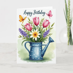 Carte Fleur de Butterfly Douce