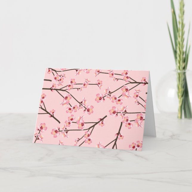 Carte Fleur de cerisier (Devant)