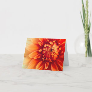 Carte Fleur de dahlia (Cachée)