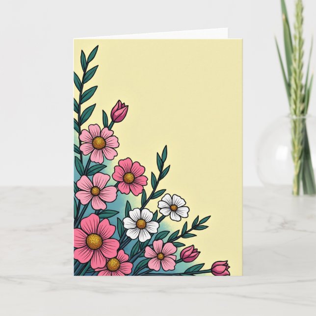Carte Fleur de Floral Corner (Devant)