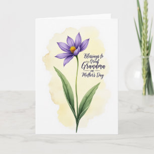 Carte Fleur de Lavande à Points