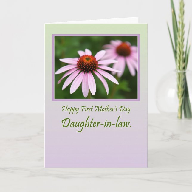 Carte Fleur de Lavande Rose (Devant)