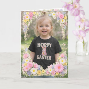 Carte Fleur de printemps Joyeuses Pâques Photo personnal