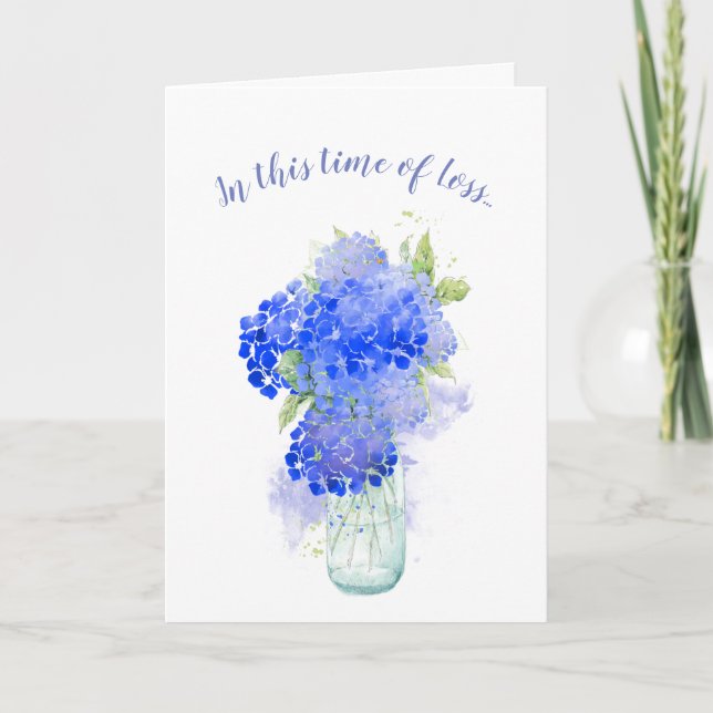 Carte Fleur de réconfort des Écritures en ce temps de pe (Devant)