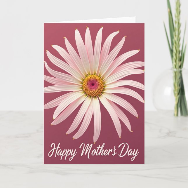 Carte Fleur de Rose Radieuse (Devant)