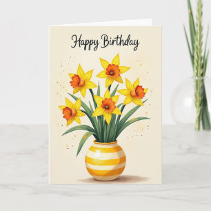 Carte Fleur de Trompette Joyeuse