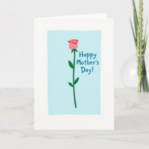 Carte Fleur Dessinée à la Main