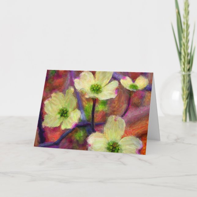 Carte Fleur Dogwood (Devant)