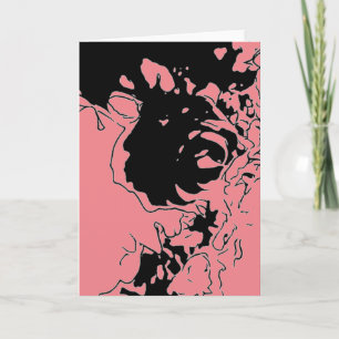 Carte Fleur Doodle