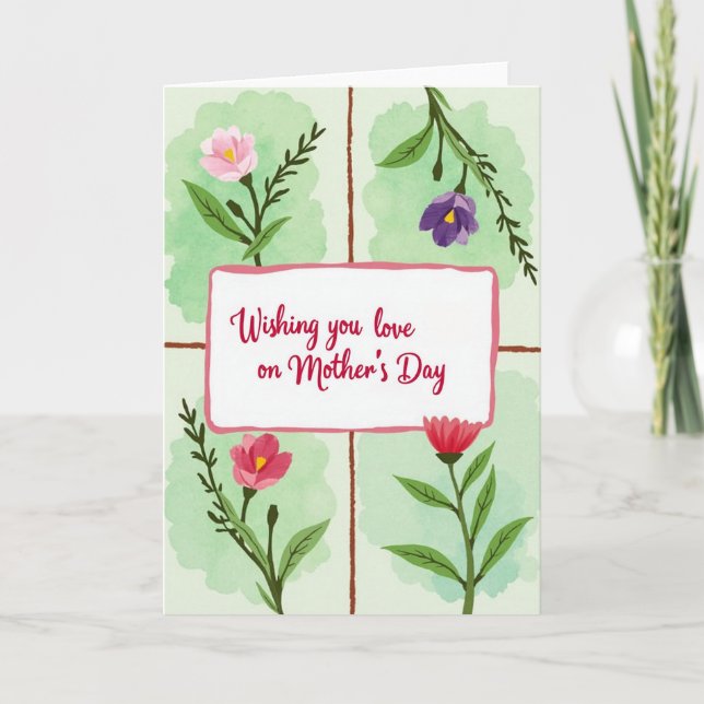 Carte Fleur Écarlate (Devant)