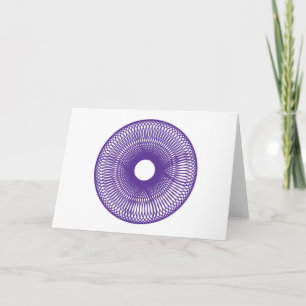 Carte Fleur en Spirale