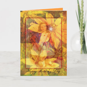Carte Fleur fille