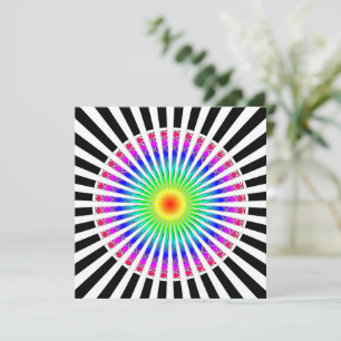 Carte Fleur hypnotique
