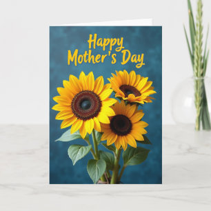 Carte Fleur Joyeuse pour la Fête des Mères