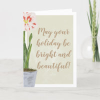 Fleur lumineuse et belle d'amaryllis d'aquarelle