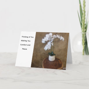 Carte Fleur Pensées pour Vous