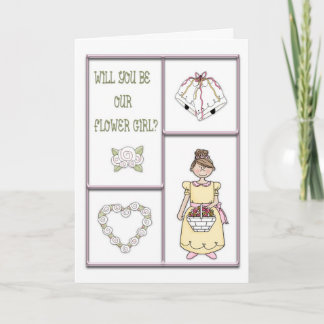 Carte Fleur Rose