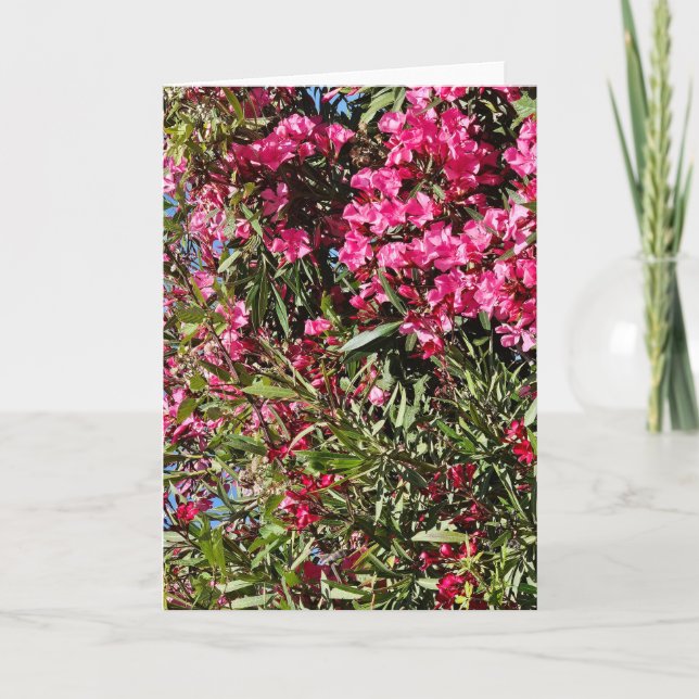 Carte Fleur rose (Devant)