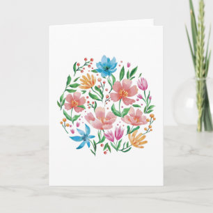 Carte Fleur sauvage