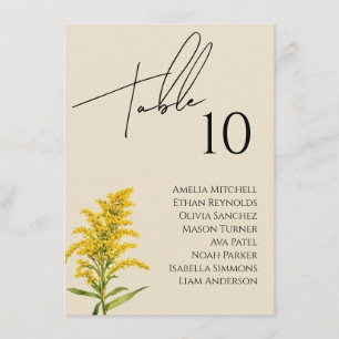 Carte fleur sauvage Mariage