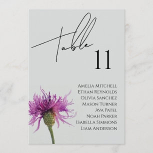 Carte fleur sauvage Mariage