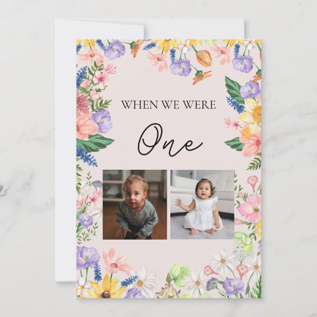 Carte fleur sauvage Numéro de mot du tableau de ma (Devant)