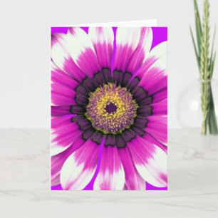 Carte Fleur violette