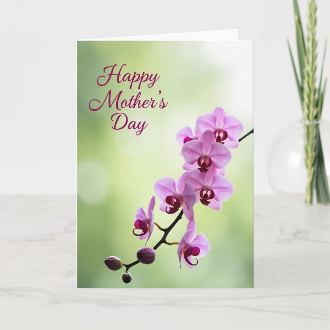 Carte Fleur Violette Mate (Devant)