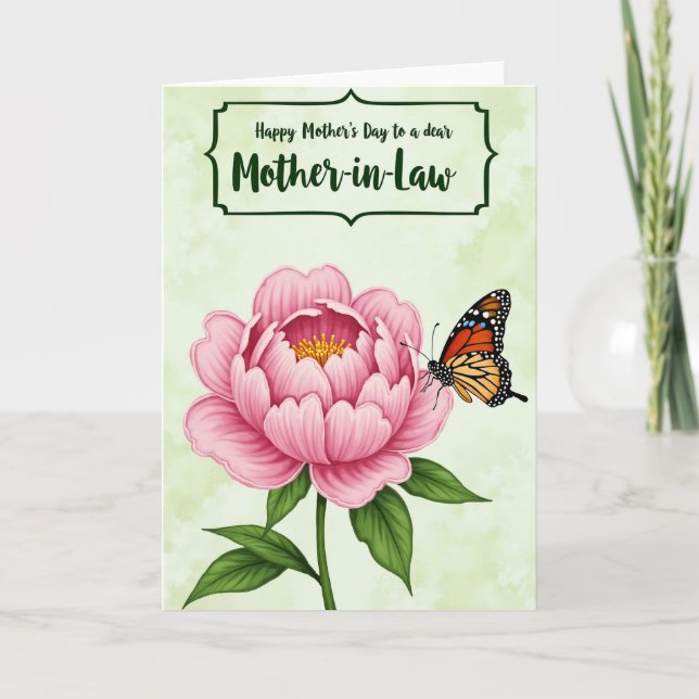 Carte Fleurie aux Insectes pour la Plus Gentille d (Devant)