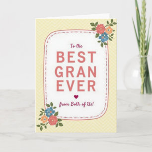 Carte Fleurie Gran la Plus Douce