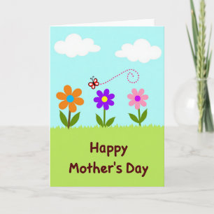 Carte Fleurie pour la Plus Douce des Mamans