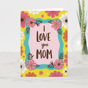 Carte Fleurie pour Maman