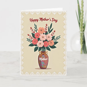 Carte Fleurie pour Maman