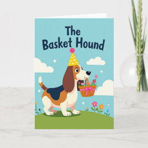 Carte Fleurie Sweet Hound