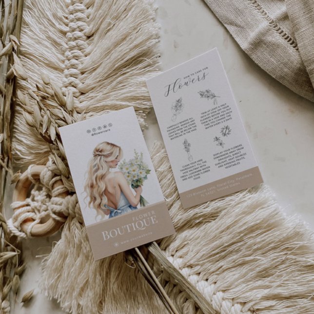 Carte fleuriste Hang Tag (Créateur téléchargé)