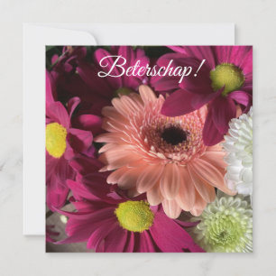 Carte Fleurs, anime, remets-toi !