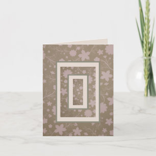 Carte Fleurs blanches