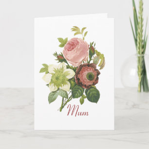Carte Fleurs CC0109 Fête des mères