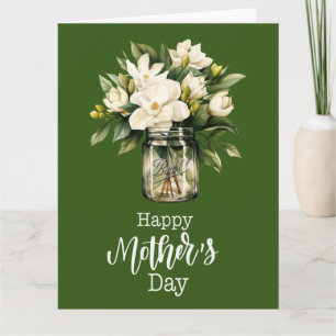 Carte "Fleurs d'affection : Gardenia blanc pour la fête