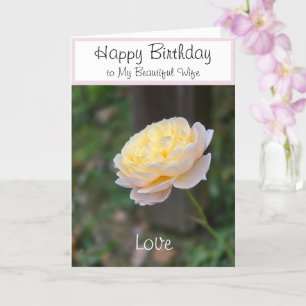 Carte Fleurs d'anniversaire de femme ou pour n'importe q