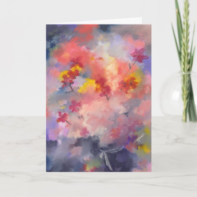 Carte Fleurs d'anniversaire pour vous (Devant)