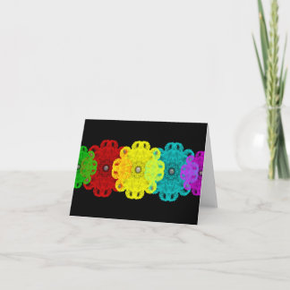 Carte Fleurs de dentelle avec les perles saluant et la