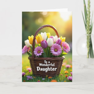 Carte Fleurs de Jour pour de Jolies Filles