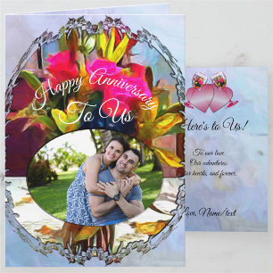 Carte Fleurs de l'Amour Anniversaire PM0001