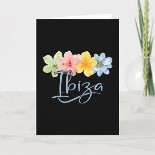 Carte Fleurs de Minorque Espagne Learic Îles Floral Vaca
