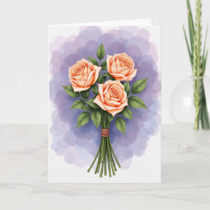 Carte Fleurs de Nuage de Lavande