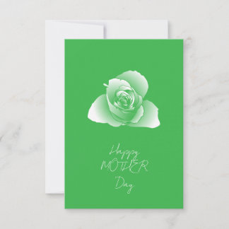 Carte Fleurs de nuances d'art blanc raffiné