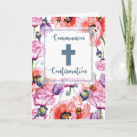 Fleurs de pavot Communion et Confirmation RCIA